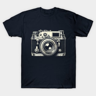 Vintage Retro Camera T-Shirt: Classic Photographer Tee T-Shirt